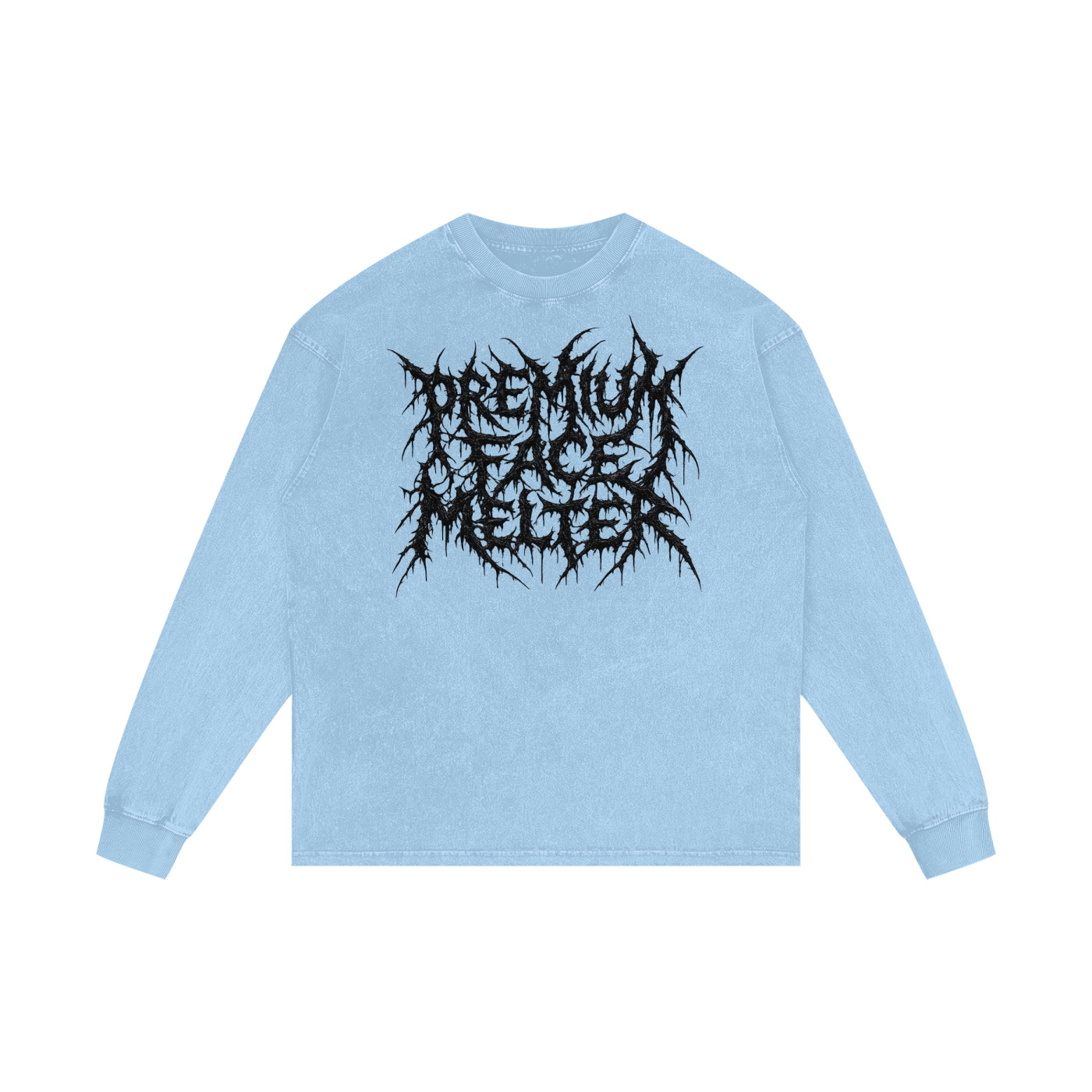 Premium Face Melter Acid Wash Long Sleeve