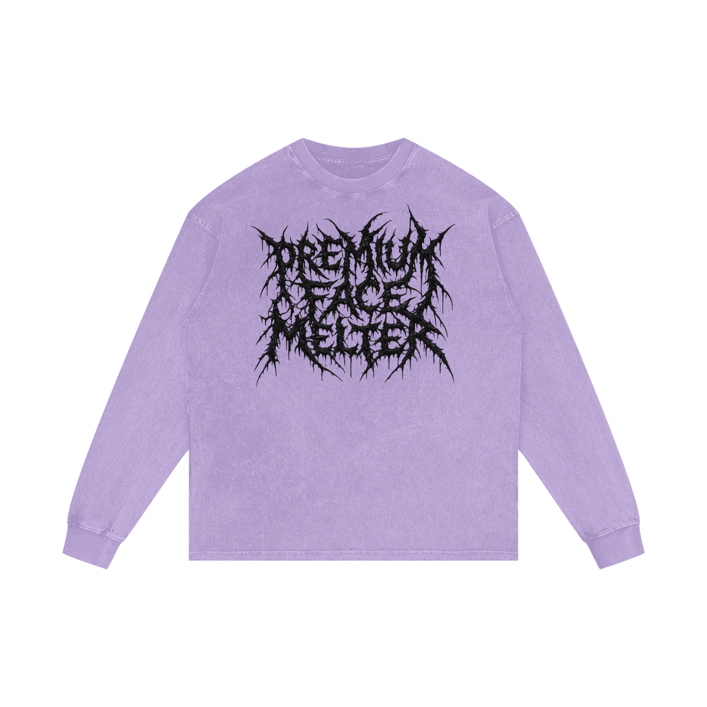 Premium Face Melter Acid Wash Long Sleeve