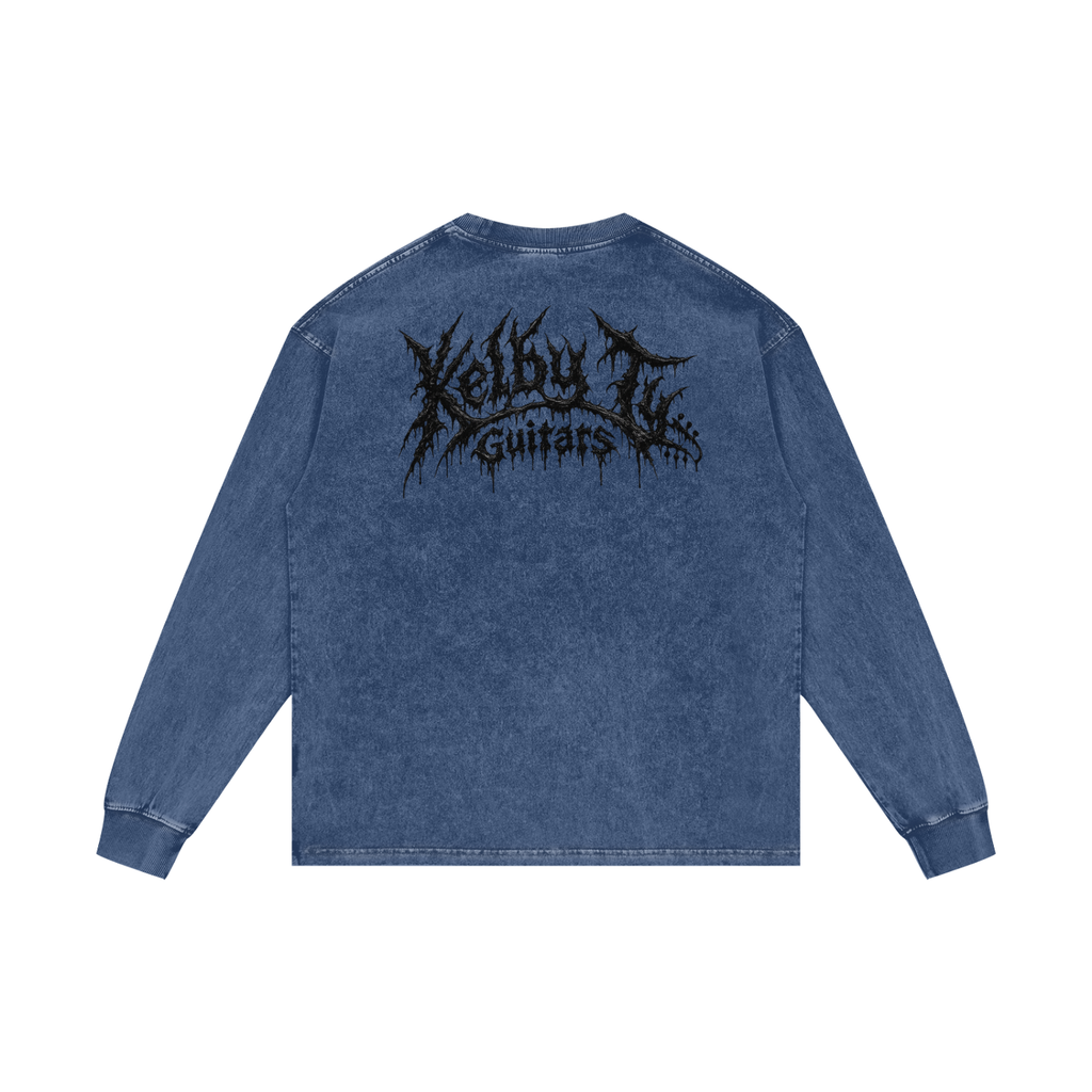 Premium Face Melter Acid Wash Long Sleeve