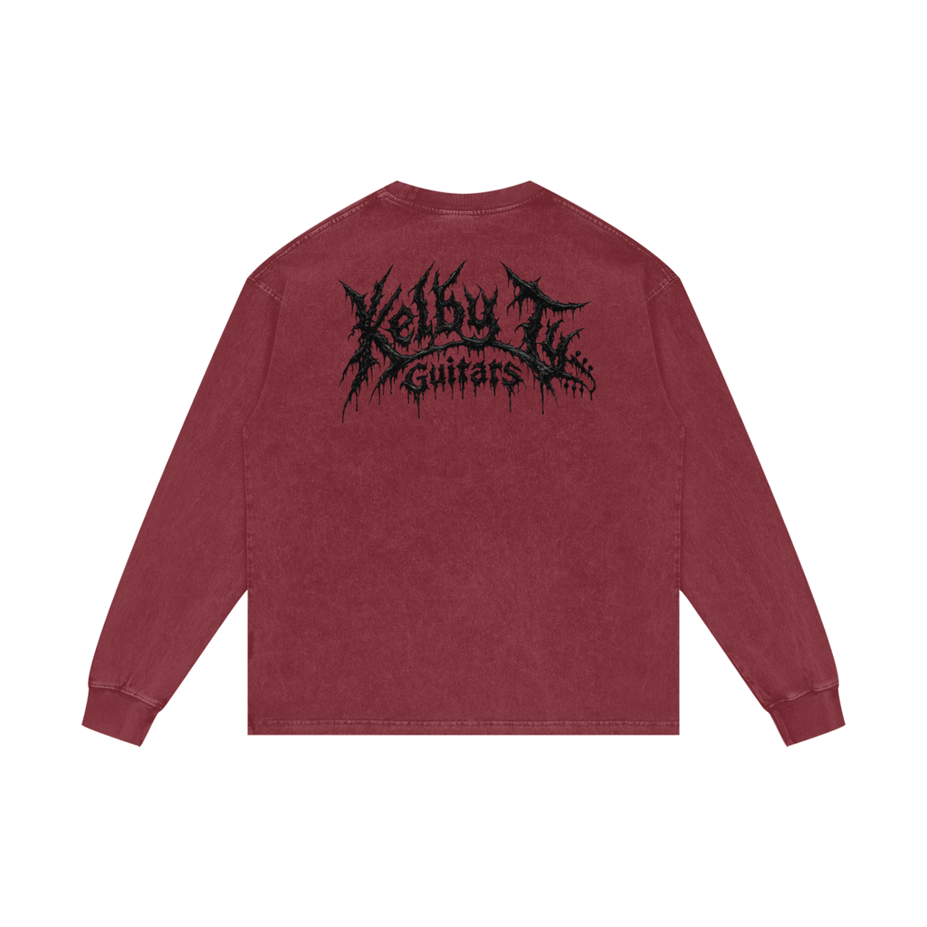 Premium Face Melter Acid Wash Long Sleeve
