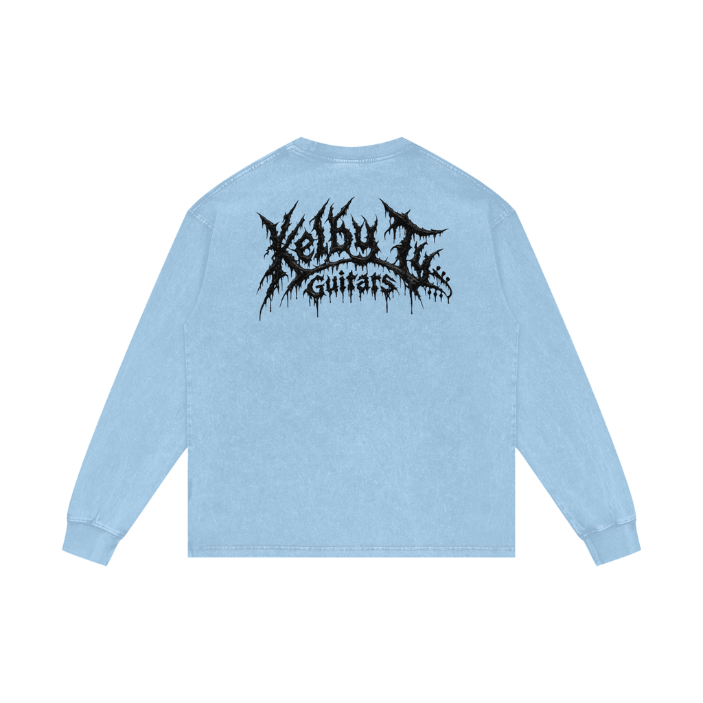 Premium Face Melter Acid Wash Long Sleeve
