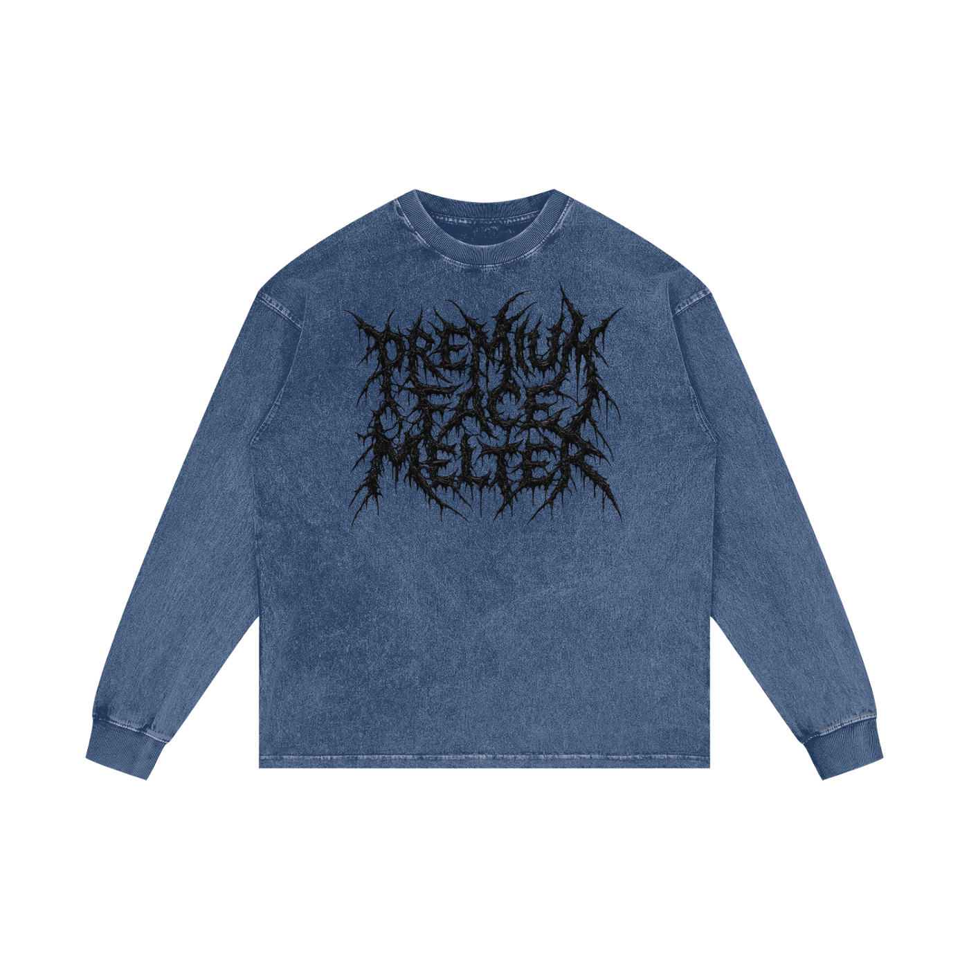 Premium Face Melter Acid Wash Long Sleeve