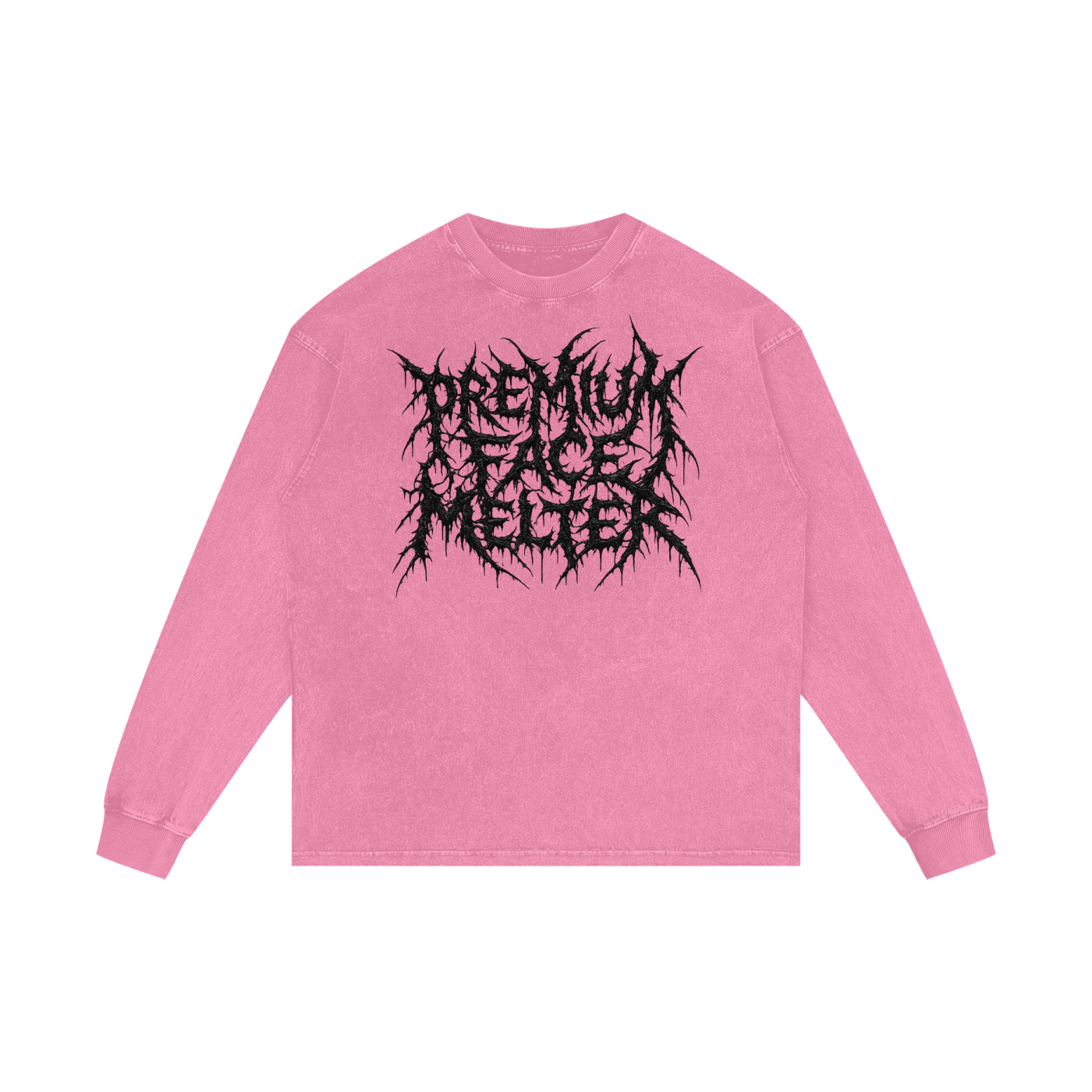 Premium Face Melter Acid Wash Long Sleeve